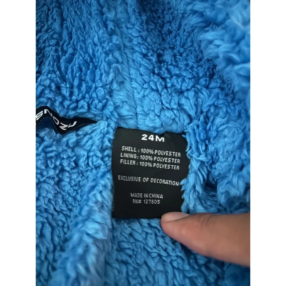 Snozu Infant Boys Grey Digital Camo Quilted Snowsuit Hooded Pram Suit 12 Months